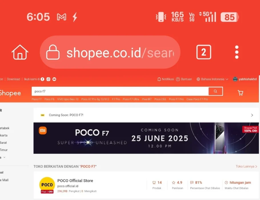 OCO F7 Battery Size & Charging Speed Revealed